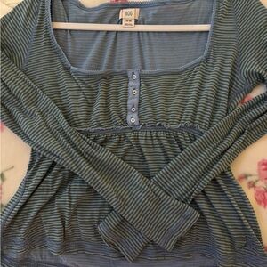 BDG urban outfitters babydoll long sleeve top
